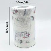 Inne - TEMU Własna w Yiwu, ręcznik kuchenny jednorazowy do użycia 500 razy, chusteczki do czyszczenia kuchni, ścierka leniwa, chłonna tkanina, na mokro i - miniaturka - grafika 1