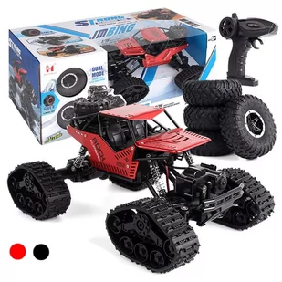 Samochód RC Rock Crawler 4x4 LHC012 auto 2w1 czerwony - Zabawki zdalnie sterowane - miniaturka - grafika 2