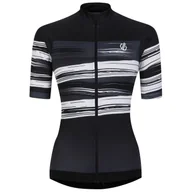Koszulki sportowe damskie - Damska koszulka kolarska Dare 2b AEP Stimulus Jersey Rozmiar: XL / Kolor: czarny - miniaturka - grafika 1