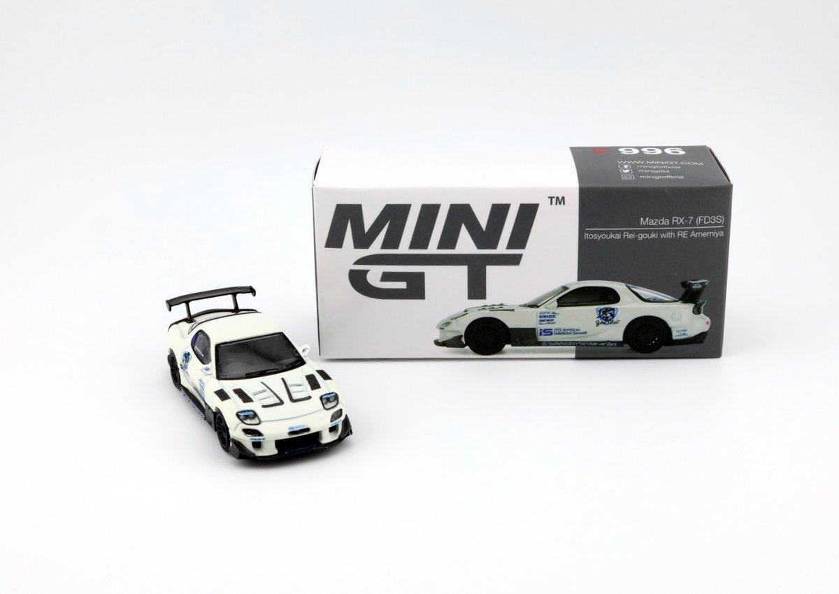 MINI GT Mazda RX-7 FD3S Itosyoukai Rei-gouki with RE Amemiya MGT00996-R MiniGT