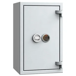 Sejf do biura z 440 hakami na klucze i zamkiem elektronicznym klasa I ISS safe4key I 157010.02 kolor RAL 7035 - Sejfy i kasy pancerne - miniaturka - grafika 1