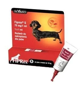 Fiprex Spot-On S (psy 2-10kg) 1 pipeta 1193 - Artykuły przeciw pasożytom - miniaturka - grafika 2