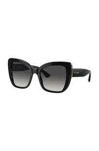 Dolce & Gabbana okulary przeciwsłoneczne damskie kolor czarny 0DG4348 - Okulary przeciwsłoneczne - miniaturka - grafika 1