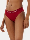 Stroje kąpielowe - Tommy Hilfiger Dół od bikini UW0UW04120 Czerwony - miniaturka - grafika 1