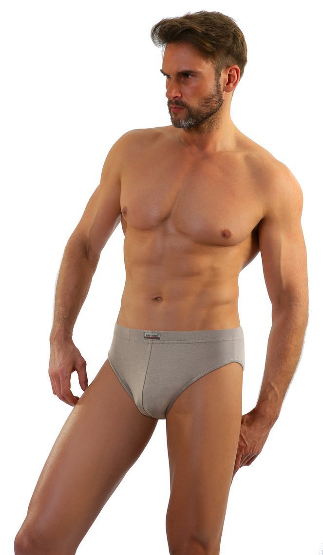 Antyalergiczne wyprofilowane slipy męskie LEOPARD Sesto Senso-XL