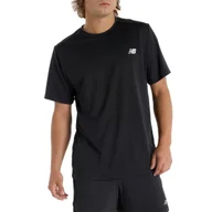 Koszulki męskie - Koszulka męska NB MT51801BK SPORT SLEEVE Czarna - miniaturka - grafika 1