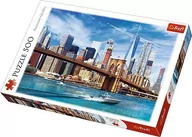 Puzzle - Trefl Puzzle 37331 Widok na Nowy Jork 500 elementów ŁÓDŹ 37331 - miniaturka - grafika 1