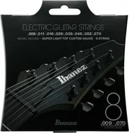 Struny gitarowe  - Ibanez iegs81 gitara elektryczna komplet strun (Nickel Wound, 8-String, 010  074 IEGS82 - miniaturka - grafika 1