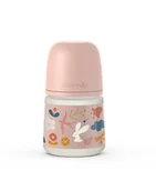 Butelki dla niemowląt - Suavinex Butelka o wolnym przepływie smoczek sx pro 150 ml Forest różowa - miniaturka - grafika 1