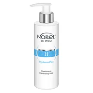 Mleczka do demakijażu - Norel Hialuronowe mleczko oczyszczające 200ml - miniaturka - grafika 1