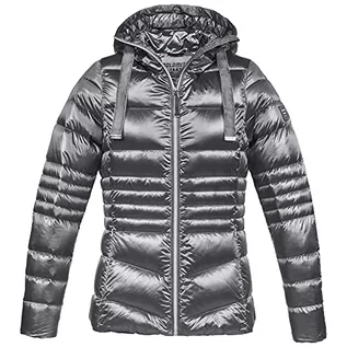 Kurtki damskie - Dolomite Damska kurtka Chaqueta Con Capucha Ws Corvara satynowa kurtka dziecięca, Pearl Grey, M - grafika 1