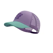Czapki i chusty sportowe męskie - COMPRESSPORT Czapka lifestyle TRUCKER CAP lupine/shell blue - miniaturka - grafika 1