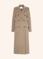 Płaszcze damskie - Samsøe Samsøe Płaszcz Wełniany Falcon beige - miniaturka - grafika 1