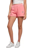 Spodenki damskie - STARTER BLACK LABEL Damskie szorty Starter Essential Sweat Shorts, różowo-różowo-różowe, L - miniaturka - grafika 1