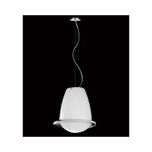 Lampa wisząca MEDUZA W-1 1xE27 - chrom/biały - Lampy sufitowe - miniaturka - grafika 1