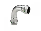 Rury - Viega sanpress inox elbow 90° 18 435646 435646 - miniaturka - grafika 1