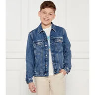 Kurtki i płaszcze dla chłopców - Calvin Klein Jeans Jeansowa kurtka Regular Fit - miniaturka - grafika 1