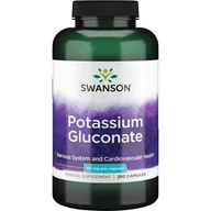 Suplementy naturalne - SWANSON Potassium Gluconate 99mg (250 kaps.) - miniaturka - grafika 1