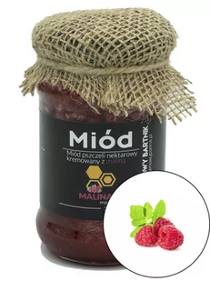 Miód z Malinami 360 g Malinowy Bartnik - Miód Miód z Malinami 360 g Malinowy Bartnik - Miód - miniaturka - grafika 1