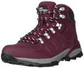 Buty trekkingowe męskie - Jack Wolfskin Damskie buty trekkingowe Refugio Texapore MID W, Dark Maroon, 36 EU, Dark Maroon, 36 EU - miniaturka - grafika 1