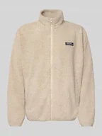 Kurtki męskie - Kurtka polarowa ze stójką i detalem z logo - miniaturka - grafika 1