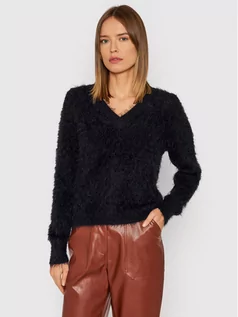 Swetry damskie - Vero Moda Sweter Poilu 10248753 Czarny Regular Fit - grafika 1