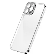 Etui i futerały do telefonów - Joyroom Chery Mirror Case etui pokrowiec do iPhone 13 Pro obudowa z metaliczną ramką srebrny (JR-BP908 silver) JR-BP908 silver - miniaturka - grafika 1