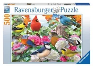 Puzzle - Ravensburger Puzzle 500 elementów. Ogrodowe ptaki - miniaturka - grafika 1