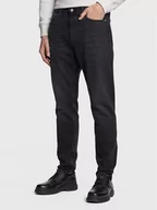 Spodnie męskie - Calvin Klein Jeans Jeansy J30J322821 Czarny Regular Fit - miniaturka - grafika 1