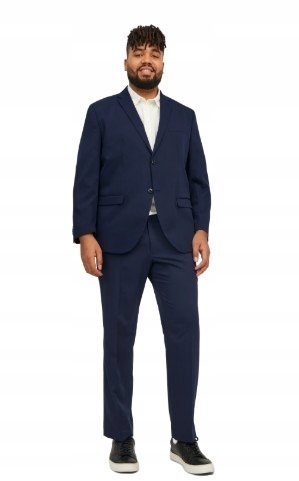 JACK & JONES GARNITUR MĘSKI GRANATOWY PLUS SIZE 66 1J9A
