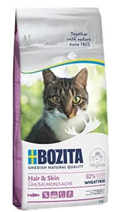 BOZITA Hair &amp; Skin Wheat Free Salmon 2 kg - Sucha karma dla kotów - miniaturka - grafika 1