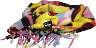 Desigual DESIGUAL ŻÓŁTY SZAL DAMSKI NoSize - Apaszki i szaliki damskie - miniaturka - grafika 1