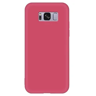 Etui na telefon Samsung Galaxy S8 Plus z miękkiego żelu, [pyłoszczelne, lekkie], odporne na uderzenia, ultramiękkie silikonowe etui ochronne, całkowicie pokryte gumą, czerwone głóg - Etui i futerały do telefonów - miniaturka - grafika 1