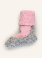 Skarpetki damskie - Falke Skarpety Antypoślizgowe Cosyshoe Z Wełny Merino beige - miniaturka - grafika 1