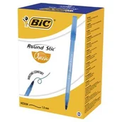 Długopisy - BIC Długopis 1.00mm niebieski Medium RoundStic BP6414 - miniaturka - grafika 1