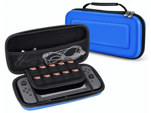 Etui futerał pokrowiec Alogy do konsoli Nintendo Switch Niebieskie 02 + Szkło - Akcesoria do Nintendo - miniaturka - grafika 8