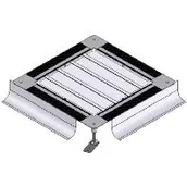 Kanały kablowe - Hager polo tehalit.UK Uniwersalna puszka podłogowa na nóżkach rozmiar 2 120-170 stal UDH2120170 - miniaturka - grafika 1