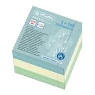 Szkolne artykuły papiernicze - Herlitz 50033430 karteczka samoprzylepna Prostokąt Niebieski, Zielony, Żółty 600 ark. Samoprzylepny - miniaturka - grafika 1