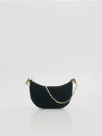 Torebki damskie - Reserved - Mała torebka z łańcuszkiem - czarny - miniaturka - grafika 1