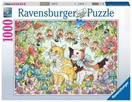 Puzzle - Ravensburger PUZZLE Puzzle 16731 - Przyjaźń z kotami - 1000 części puzzle dla dorosłych i dzieci od 14 lat, puzzle z kotami 16731 - miniaturka - grafika 1