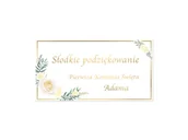 Gadżety na imprezę - Naklejki personalizowane na pudełka na ciasto - 30 szt. - miniaturka - grafika 1