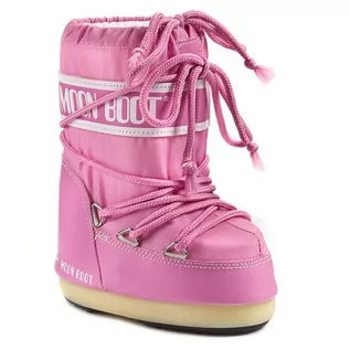 Buty dla dziewczynek - Śniegowce Moon Boot Nylon 14004400063 M Pink - grafika 1