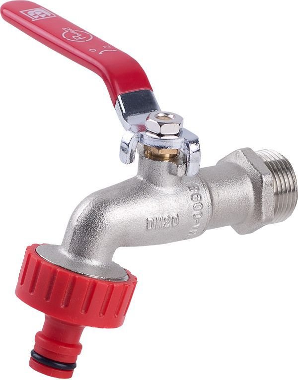 Perfexim Zawór kulowy czerpalny DN20 z dławikiem z szybkozłączką do węża PHA-009/S 01-009-0200-001