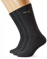 Skarpetki damskie - Puma - Unisex Sport skarpety 3-pak, szare (antracytowe), 43-46 - miniaturka - grafika 1