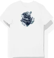 Koszulki męskie - Koszulka męska biała z Motywem Srebrnego Gaźnika M - miniaturka - grafika 1