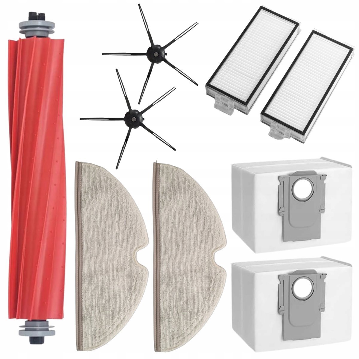 Zestaw Szczotki Filtry Mopy Worki Do Roborock Q7