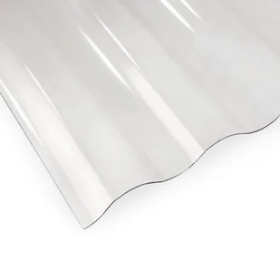 Płyta PC fala 76/18, 900 x 2500/0,5mm - bezbarwna - Pokrycia dachowe - miniaturka - grafika 1