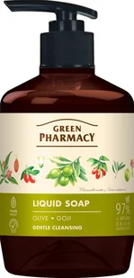 Green Pharmacy Mydło W Płynie Oliwa + Jagody Goji 460 Ml - Mydła - miniaturka - grafika 1