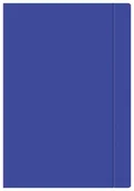 Teczki i skoroszyty - Interdruk Teczka z gumką A4+ jednokolorowa - granatowa TC78INT - miniaturka - grafika 1