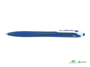 Pilot Długopis olejowy Rexgrip Be Green niebieski WIKR-937127 S - Długopisy - miniaturka - grafika 3